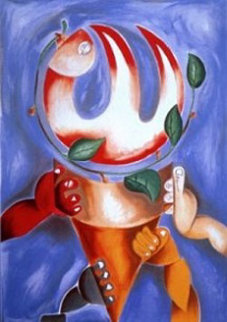 Brave in the Attempt 1996 Limited Edition Print - Alexandra Nechita Brave in the Attempt 1996 Limited Edition Print - Alexandra Nechita