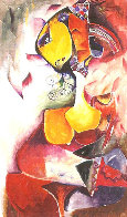 Artist's Universe 1997 Limited Edition Print by Alexandra Nechita - 0 Artist's Universe 1997 Limited Edition Print by Alexandra Nechita - 0