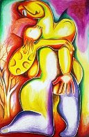 Embracing Growing Up 2008 Limited Edition Print by Alexandra Nechita - 0 Embracing Growing Up 2008 Limited Edition Print by Alexandra Nechita - 0