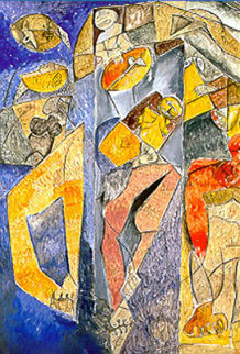 Winning Together 1998 Limited Edition Print - Alexandra Nechita Winning Together 1998 Limited Edition Print - Alexandra Nechita