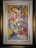 Wine Taster 2003  Overpaint Limited Edition Print by Alexandra Nechita - 1