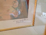 Wine Taster 2003 Overpaint Limited Edition Print by Alexandra Nechita - 2 Wine Taster 2003 Overpaint Limited Edition Print by Alexandra Nechita - 2