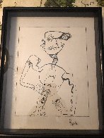 Untitled Figurative Drawing 1990 14x10 Early Work Drawing by Alexandra Nechita - 2 Untitled Figurative Drawing 1990 14x10 Early Work Drawing by Alexandra Nechita - 2