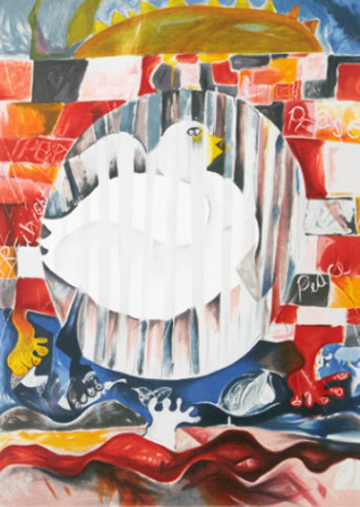 Earth is a Planet With One Peace Missing 1987 Limited Edition Print by Alexandra Nechita Earth is a Planet With One Peace Missing 1987 Limited Edition Print by Alexandra Nechita