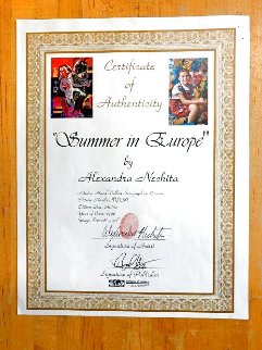 Summer in Europe 1996 Limited Edition Print - Alexandra Nechita Summer in Europe 1996 Limited Edition Print - Alexandra Nechita