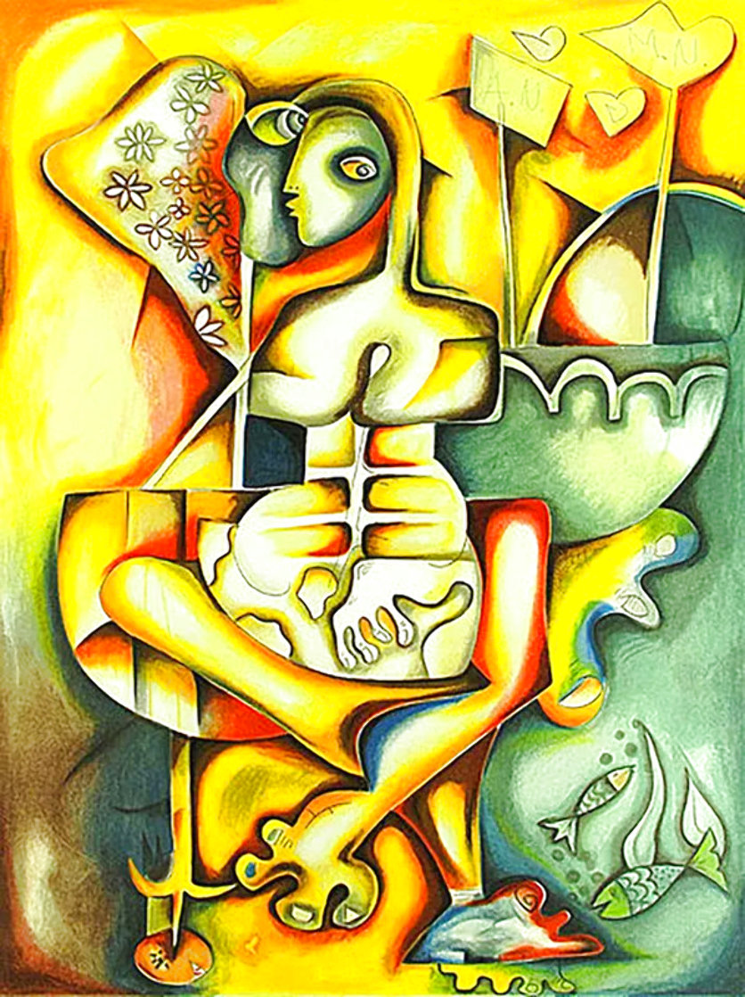 Love That Sails Forever 2001 Limited Edition Print by Alexandra Nechita Love That Sails Forever 2001 Limited Edition Print by Alexandra Nechita