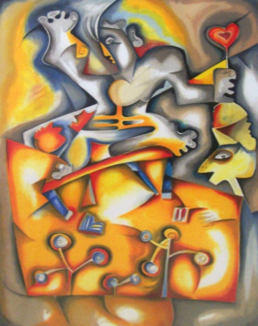 Faces of Happiness 2001 Limited Edition Print by Alexandra Nechita Faces of Happiness 2001 Limited Edition Print by Alexandra Nechita