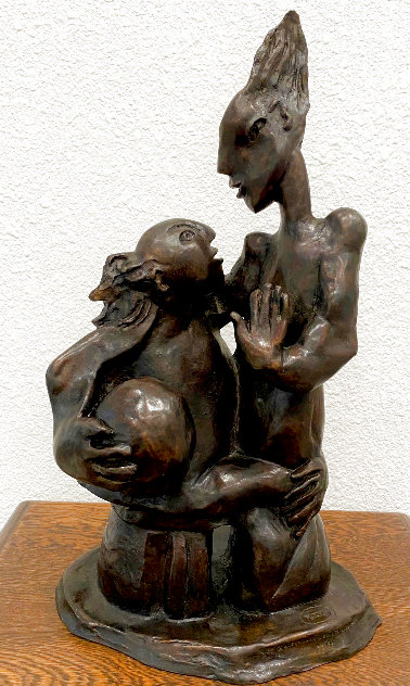 Beginning of Us Bronze Sculpture 2004 16 in Sculpture by Alexandra Nechita