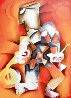Untitled Figurative Abstract Painting 2007 35x28 Original Painting by Alexandra Nechita - 2