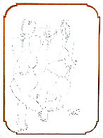 Flower Breath Drawing 1997 11x8 Drawing by Alexandra Nechita - 0 Flower Breath Drawing 1997 11x8 Drawing by Alexandra Nechita - 0