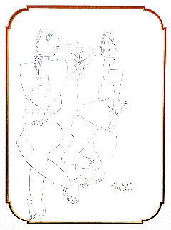 Flower Breath 1997 23x20 Drawing - Alexandra Nechita