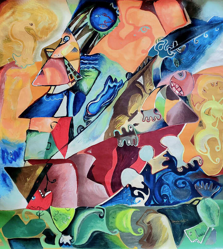 Alexandra Nechita、Luceafarul、希少画集画、新品額装付 Alexandra Nechita Art - 25 For Sale at 1stDibs | alexandra