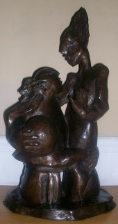 Beginning of Us Bronze Sculpture 2004 16 in Sculpture - Alexandra Nechita Beginning of Us Bronze Sculpture 2004 16 in Sculpture - Alexandra Nechita
