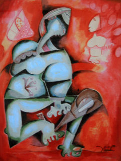 40 Minutes 2005 Overpaint Limited Edition Print - Alexandra Nechita 40 Minutes 2005 Overpaint Limited Edition Print - Alexandra Nechita