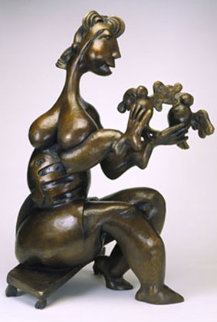 Let There Be Peace Bronze Sculpture 18 in  Sculpture - Alexandra Nechita