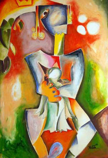 Crown of Peace AP Overpaint 2004 Limited Edition Print - Alexandra Nechita Crown of Peace AP Overpaint 2004 Limited Edition Print - Alexandra Nechita