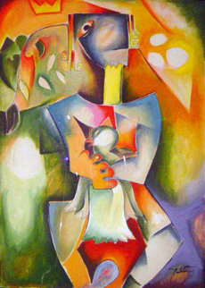 Crown of Peace AP Overpaint 2004 Limited Edition Print - Alexandra Nechita Crown of Peace AP Overpaint 2004 Limited Edition Print - Alexandra Nechita