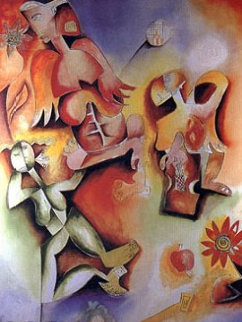 Angel Dance 1997 Limited Edition Print - Alexandra Nechita Angel Dance 1997 Limited Edition Print - Alexandra Nechita