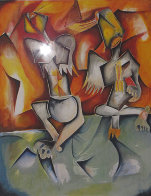 Angels Glow in the Dark 1998 Limited Edition Print by Alexandra Nechita - 0 Angels Glow in the Dark 1998 Limited Edition Print by Alexandra Nechita - 0