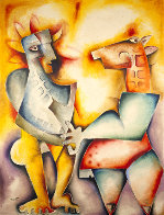 Confronting Your Fantasies AP 2003 Limited Edition Print by Alexandra Nechita - 0 Confronting Your Fantasies AP 2003 Limited Edition Print by Alexandra Nechita - 0