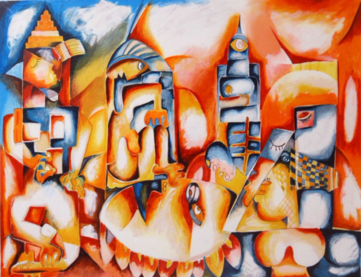 Skyline 1997 Limited Edition Print by Alexandra Nechita Skyline 1997 Limited Edition Print by Alexandra Nechita