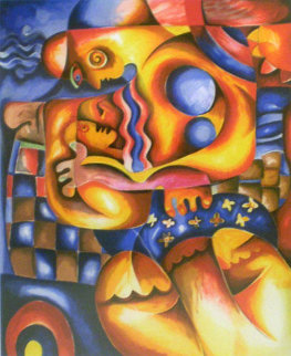 Mama's Lullaby AP Limited Edition Print - Alexandra Nechita Mama's Lullaby AP Limited Edition Print - Alexandra Nechita
