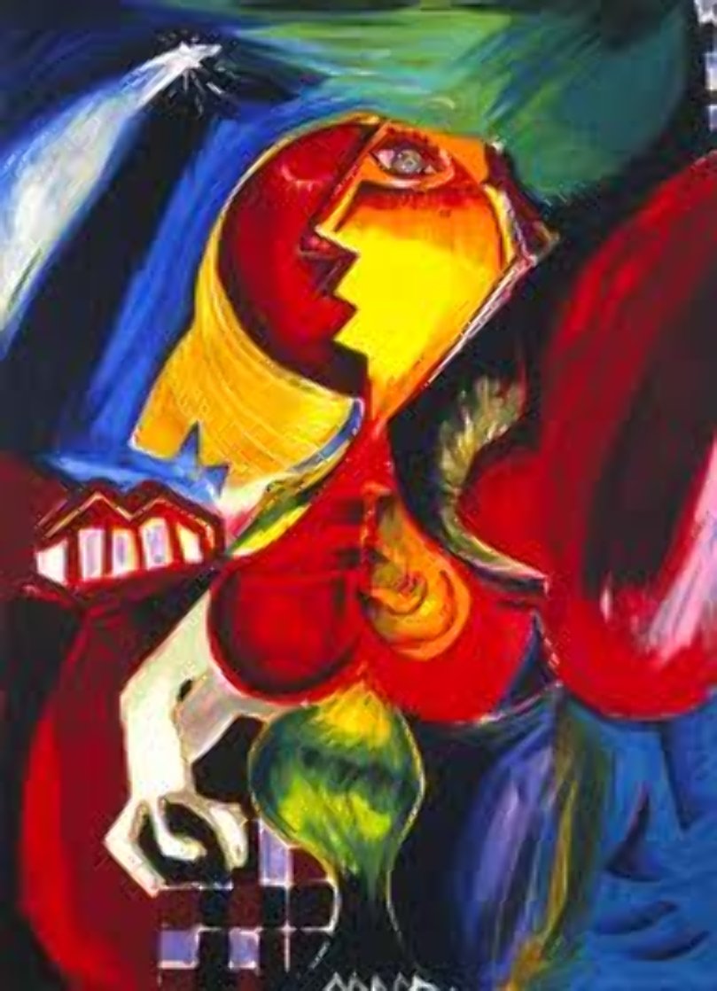 Luceafarul Overpaint 1998 Limited Edition Print by Alexandra Nechita Luceafarul Overpaint 1998 Limited Edition Print by Alexandra Nechita