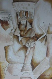 I Have A Dream (Martin Luther King) 1996 43x31 (Selma) (early) Super Huge Original Painting - Alexandra Nechita I Have A Dream (Martin Luther King) 1996 43x31 (Selma) (early) Super Huge Original Painting - Alexandra Nechita