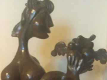 Let There Be Peace Bronze Sculpture 2004 Large Version 37 in Sculpture by Alexandra Nechita