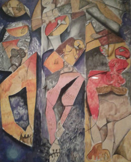 Winning Together 1998 Limited Edition Print - Alexandra Nechita Winning Together 1998 Limited Edition Print - Alexandra Nechita