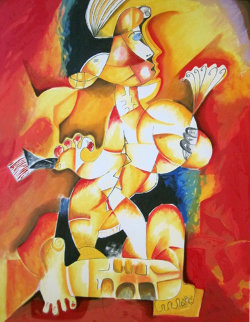 Don't Cheat Yourself 1998 Limited Edition Print - Alexandra Nechita Don't Cheat Yourself 1998 Limited Edition Print - Alexandra Nechita