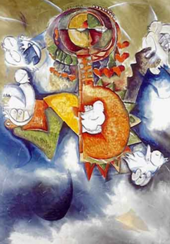 Alexandra Nechita、Luceafarul、希少画集画、新品額装付 Nechita, Alexandra | Finer Collectables