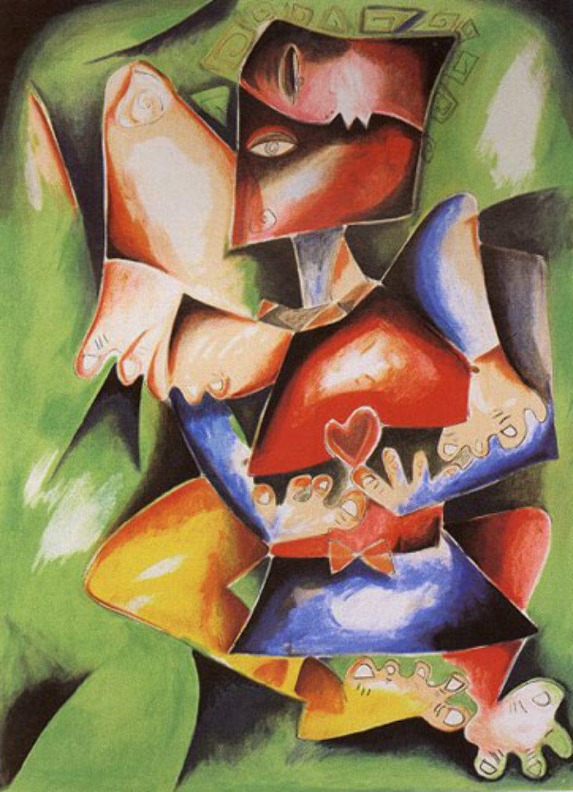 Hearts to Love Wings to Fly 1999 Limited Edition Print by Alexandra Nechita Hearts to Love Wings to Fly 1999 Limited Edition Print by Alexandra Nechita