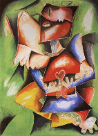 Hearts to Love Wings to Fly 1999 Limited Edition Print by Alexandra Nechita - 0 Hearts to Love Wings to Fly 1999 Limited Edition Print by Alexandra Nechita - 0