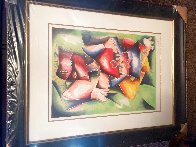 Hearts to Love Wings to Fly 1999 Limited Edition Print by Alexandra Nechita - 2 Hearts to Love Wings to Fly 1999 Limited Edition Print by Alexandra Nechita - 2