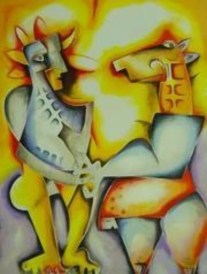 Confronting Your Fantasies 2003 Limited Edition Print by Alexandra Nechita Confronting Your Fantasies 2003 Limited Edition Print by Alexandra Nechita
