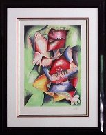 Hearts to Love, Wings to Fly 1998 Limited Edition Print by Alexandra Nechita - 1