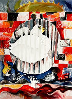 Earth is a Planet With One Peace Missing 1997 Limited Edition Print by Alexandra Nechita - 3 Earth is a Planet With One Peace Missing 1997 Limited Edition Print by Alexandra Nechita - 3
