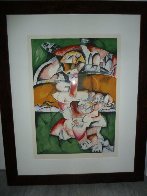 No Bridge Too Far 1998 Limited Edition Print by Alexandra Nechita - 1 No Bridge Too Far 1998 Limited Edition Print by Alexandra Nechita - 1