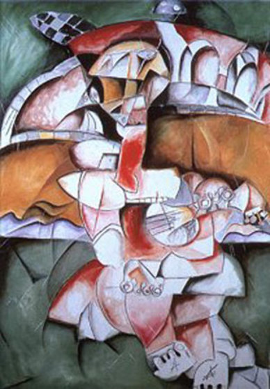 No Bridge Too Far 1998 Limited Edition Print by Alexandra Nechita No Bridge Too Far 1998 Limited Edition Print by Alexandra Nechita