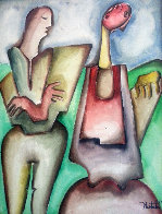 Where Do We Go 2007 28x24 Original Painting by Alexandra Nechita - 2 Where Do We Go 2007 28x24 Original Painting by Alexandra Nechita - 2