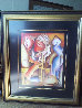 Friends From Far Away 2003 Overpaint Limited Edition Print by Alexandra Nechita - 1 Friends From Far Away 2003 Overpaint Limited Edition Print by Alexandra Nechita - 1