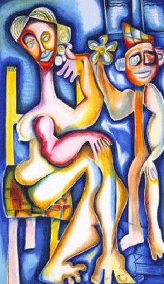 Ladder of Giving 2002 Limited Edition Print by Alexandra Nechita Ladder of Giving 2002 Limited Edition Print by Alexandra Nechita