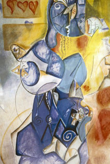 Blueberry Man AP 1997 Limited Edition Print - Alexandra Nechita Blueberry Man AP 1997 Limited Edition Print - Alexandra Nechita