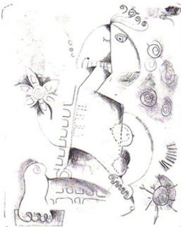 First Stone 1996 Limited Edition Print - Alexandra Nechita First Stone 1996 Limited Edition Print - Alexandra Nechita