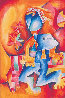 Portrait of a Disc Jockey 2005 Limited Edition Print by Alexandra Nechita - 0 Portrait of a Disc Jockey 2005 Limited Edition Print by Alexandra Nechita - 0