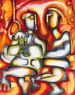 Soul Mates Forever 2001 Limited Edition Print - Alexandra Nechita Soul Mates Forever 2001 Limited Edition Print - Alexandra Nechita