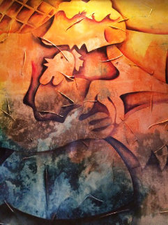 Sense of Self-Worth 2005 48x42 Huge Original Painting - Alexandra Nechita Sense of Self-Worth 2005 48x42 Huge Original Painting - Alexandra Nechita