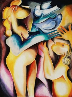 Let Peace Set You Free 2009 Limited Edition Print - Alexandra Nechita Let Peace Set You Free 2009 Limited Edition Print - Alexandra Nechita