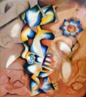 Earthly Flower 1999 Limited Edition Print by Alexandra Nechita - 0 Earthly Flower 1999 Limited Edition Print by Alexandra Nechita - 0